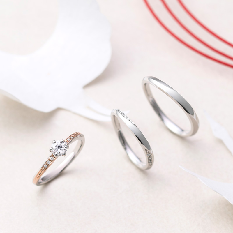 ひな結婚指輪&婚約指輪